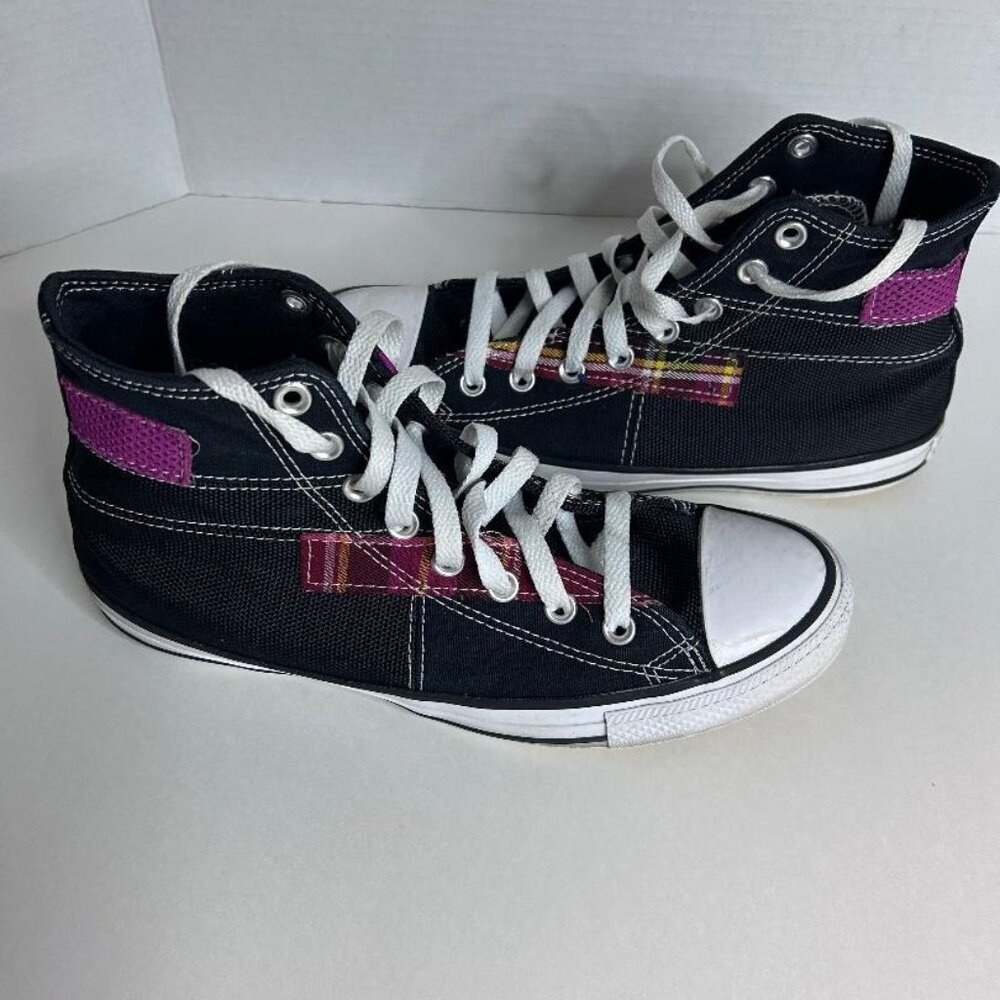 Converse CTAS High Plaid Women’s Size 10 Mens Size 8 Color Block High Top
